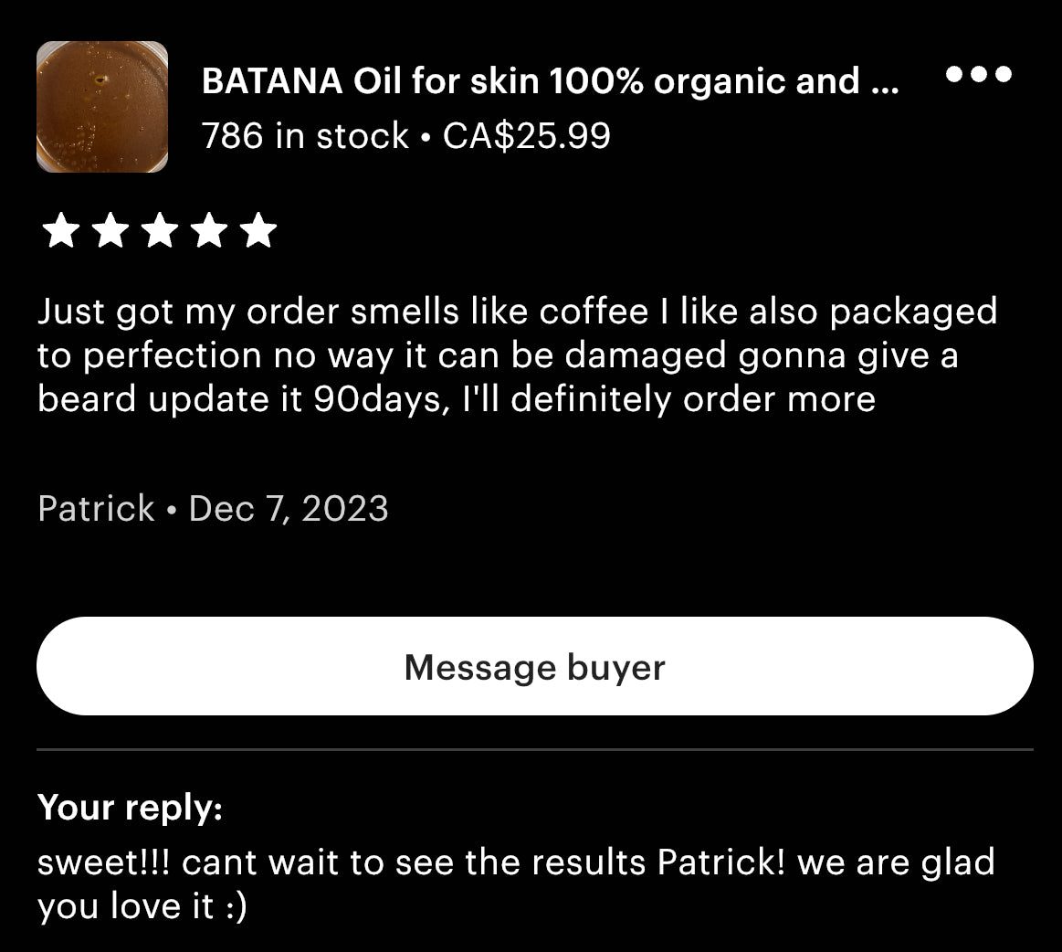 STRONG BLEND! Batana Oil with Seamoss and Rosemary Oil - Oragnic STRONG BLEND!