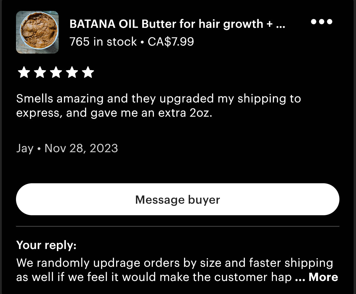 Batana Oil Butter Blend – 100% Organic Ingredients, Sourced from Honduras – Available in Canada